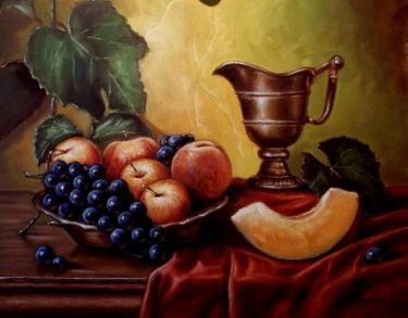 Fruit and ketlle,  by Mesaroš Joži