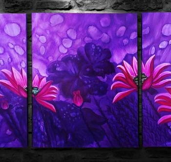 Purple Dream (Triptych)