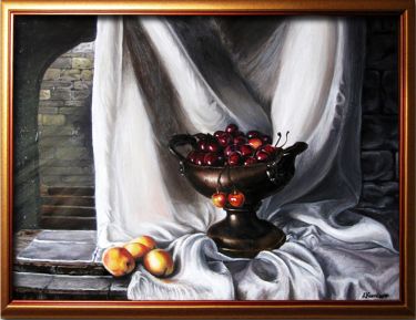 Bowl with cherries by Aleksandar Krstic