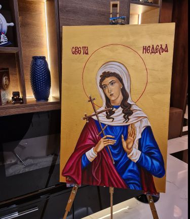 Ikona  Sent Nedelja by Aleksandar Krstic