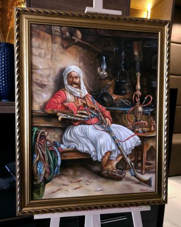 Resting Basibozuk by Aleksandar Krstic
