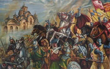Vidovdanska bitka by Aleksandar Krstic