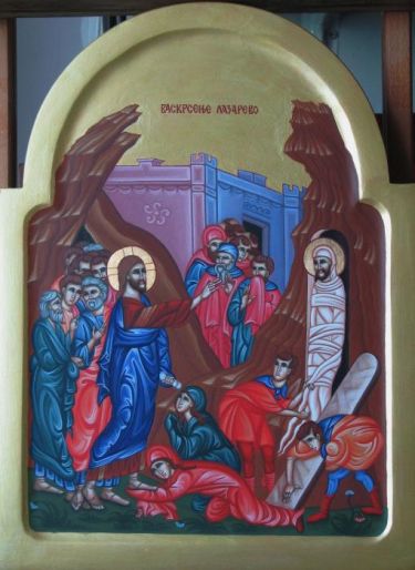 Resurrection of Lazarus,  by Jevtić Ljiljana